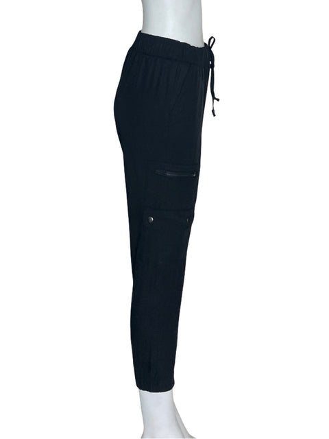 Pantalón Banana Republic Cargo Elastico Negro - Talla XS