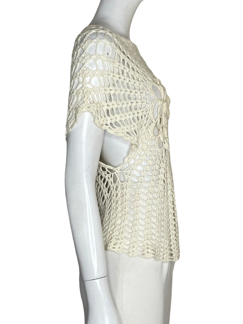 Blusa Salvaje Fashion Crochet Beige - Talla S