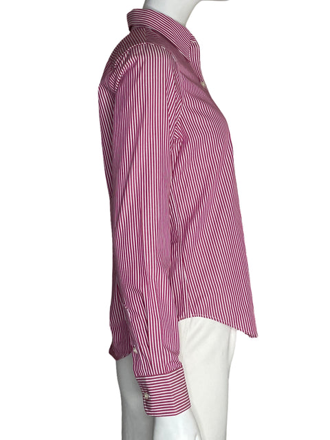 Camisa Ralph Lauren de Algodón Rayas Rosado - Talla S