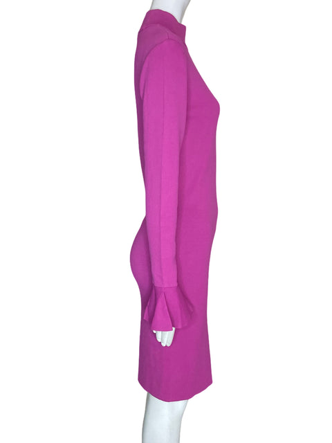 Vestido Michael Kors Ajustado Ruchas Rosado - Talla S