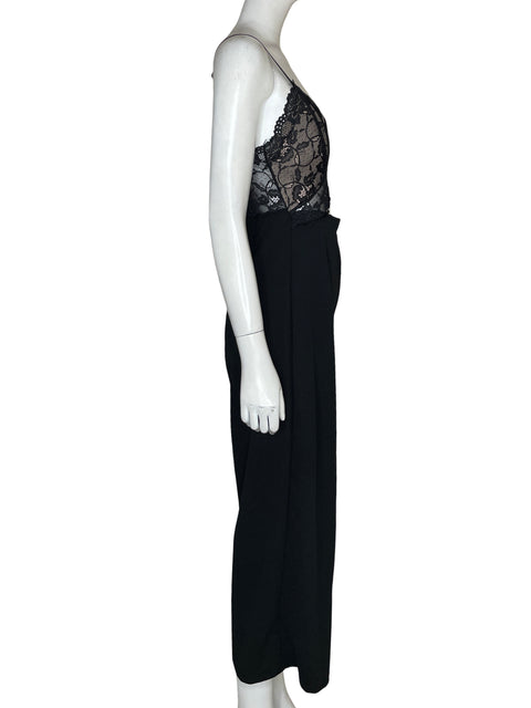 Mono J For Justify Encaje Floral Negro - Talla M