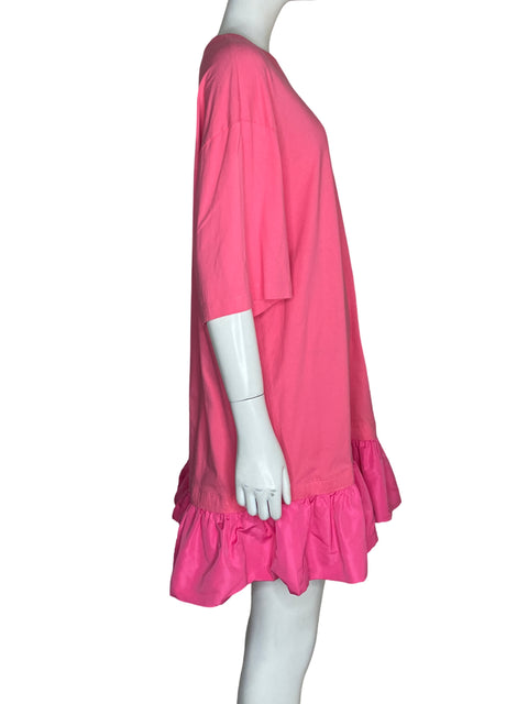 Vestido Msgm Cuello redondo Vuelos Rosado - Talla M
