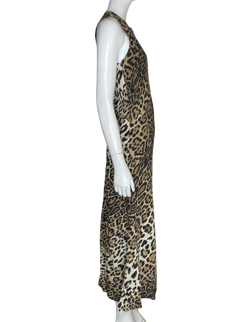 Vestido Zara Animal print Marrón - Talla S