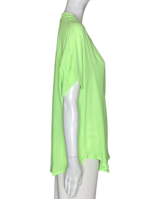 Blusa Lush Transparente Manga corta Verde - Talla S