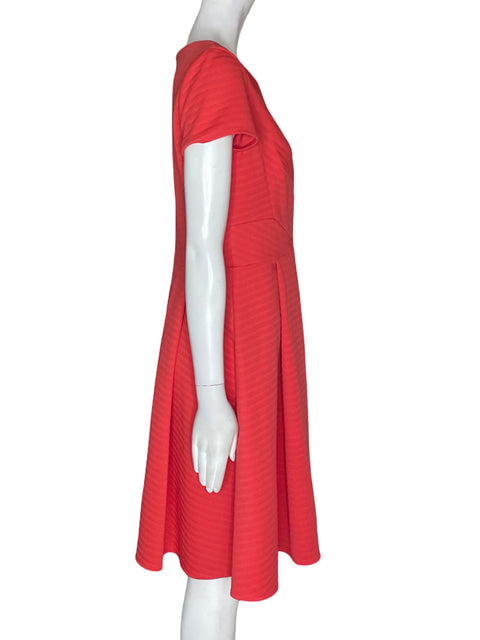 Vestido Gabby Style Plisado Manga corta Naranja - Talla 8