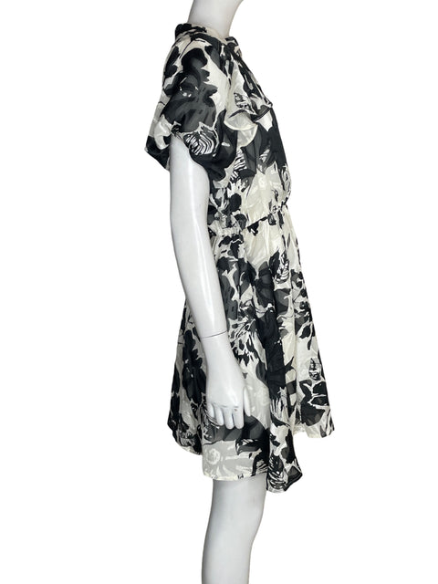 Vestido Ina Midi Cuello v Blanco - Talla S