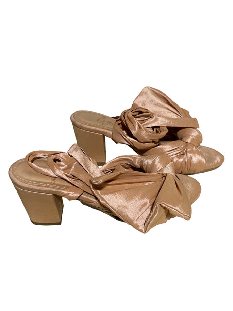 Zapato Jessi Caballero Romana Tacón medio Beige - Talla 35