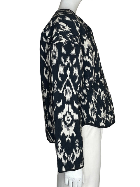 Chaqueta Zara Estampado Negro - Talla XS