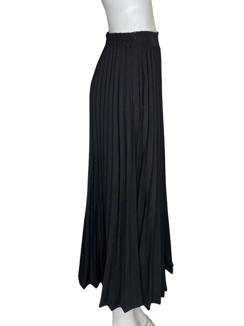 Falda Tesoro Tps Midi Plisado Negro - Talla S