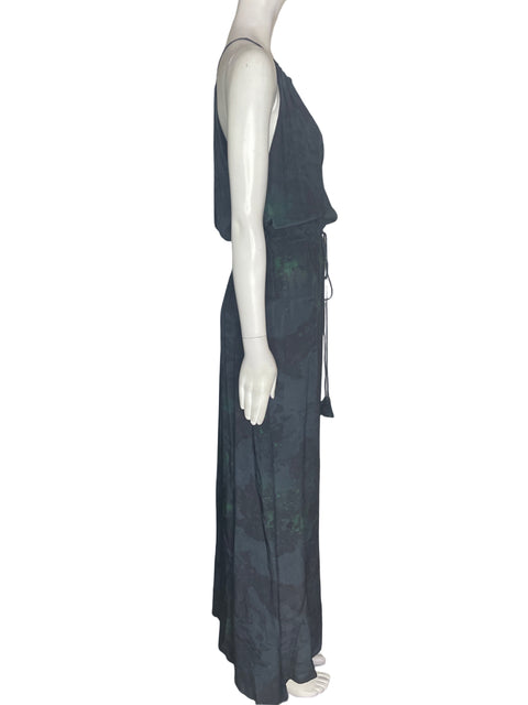Vestido Rapsodia Maxi Tiras Azul - Talla S