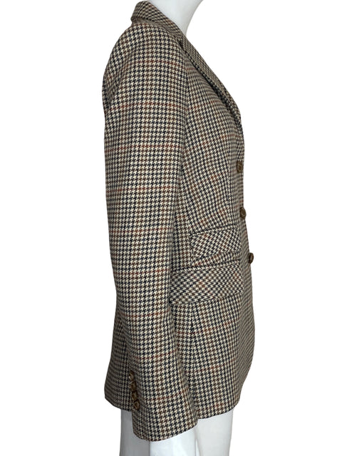Blazer Zara Estampado Pata de gallo Beige - Talla S