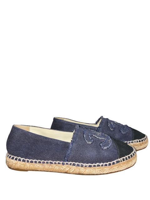Calzado Chanel Espadrille Azul - Talla 37
