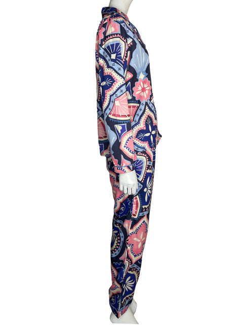 Conjunto Mompossina Swimwear Estampado Azul - Talla S