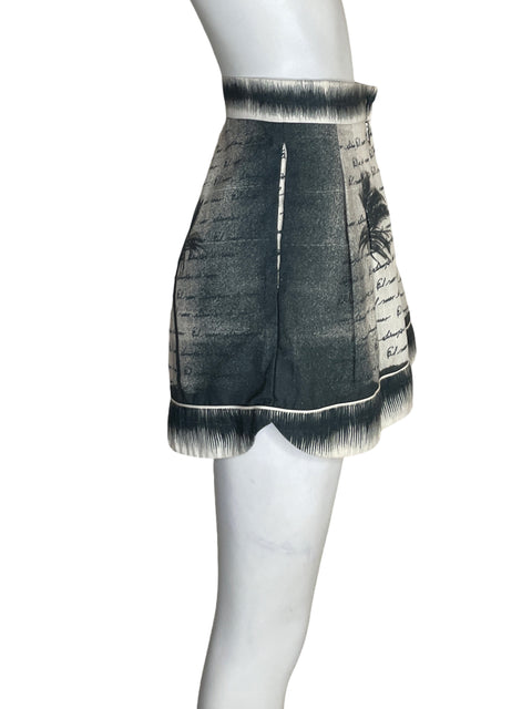 Short Mayorga Mini Estampado Negro - Talla S