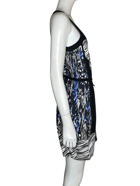 Vestido Armani Exchange Zipper Estampado Negro - Talla 2
