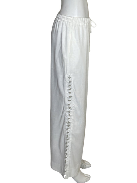 Pantalón Lalavon de Viscosa Wide-leg Blanco - Talla L