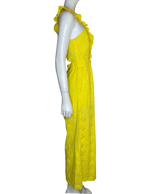 Mono Alice Mccall de Algodón Cuello v Troquelado Amarillo - Talla 6