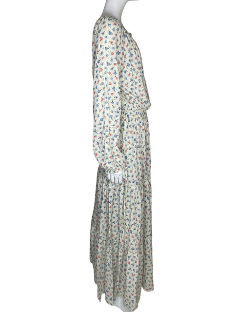 Vestido Ralph Lauren de Algodón Maxi Estampado Floral Amarillo - Talla S