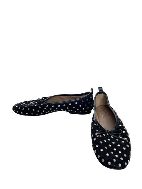 Bailarinas Sam Edelman Pedrería Negro - Talla 7.5