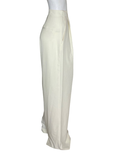 Pantalón Asos Recto Palazo Blanco - Talla 14