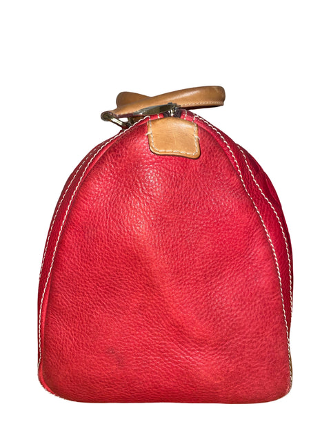 Cartera Carolina Herrera Andy Canvas Rojo - Talla U