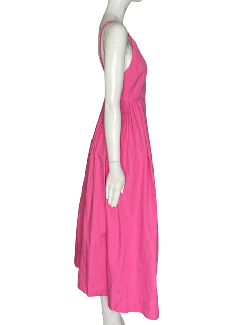 Vestido Zara Tiras Corte a Rosado - Talla XS
