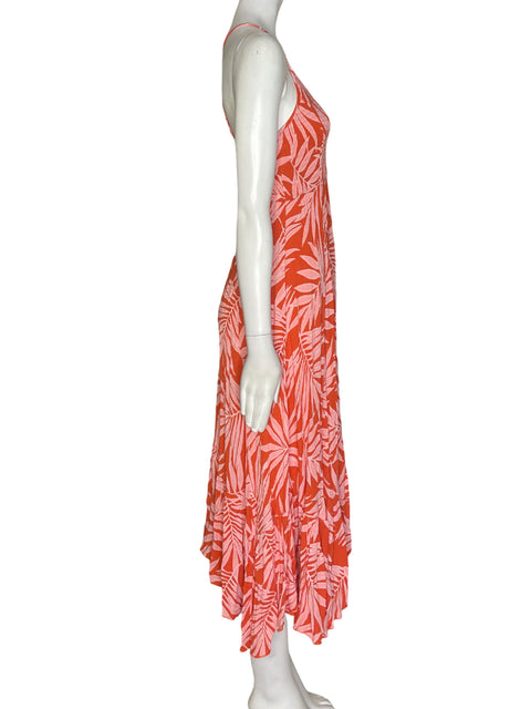 Vestido Lush Estampado Plisado Rojo - Talla S