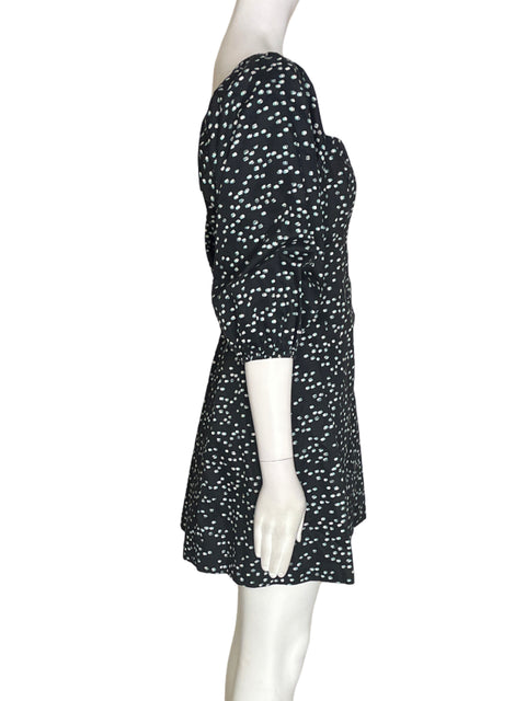 Vestido Parker Abullonado Mini Negro - Talla 0