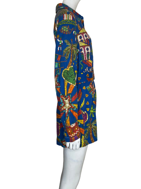 Romper Farm Mini Estampado Azul - Talla M