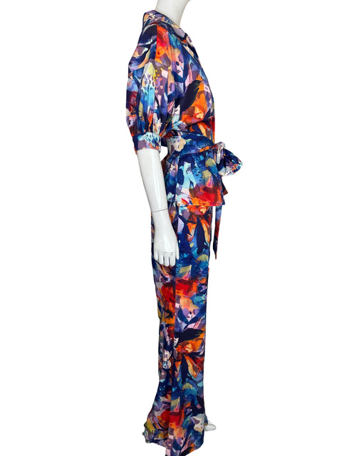 Conjunto Mulla Mangas abullonadas Estampado Azul - Talla L