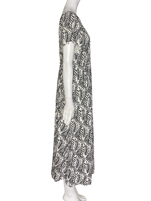Vestido Sfera Maxi Estampado Negro - Talla L