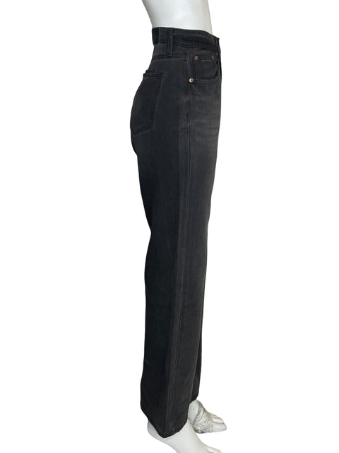 Jean Pistola de Algodón Straight fit Negro - Talla 27