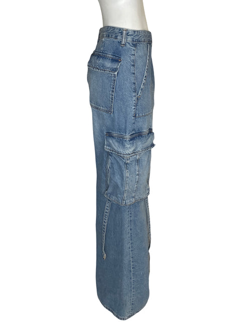 Jean Zara Cargo Azul - Talla 40