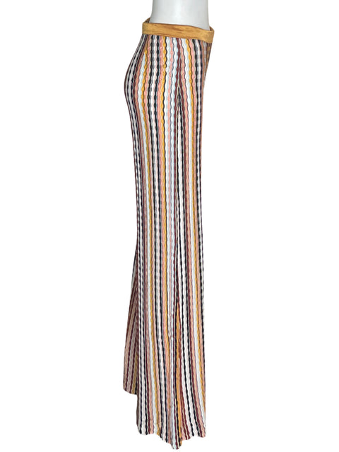 Pantalón Azulu Playero Rayas Marrón - Talla S