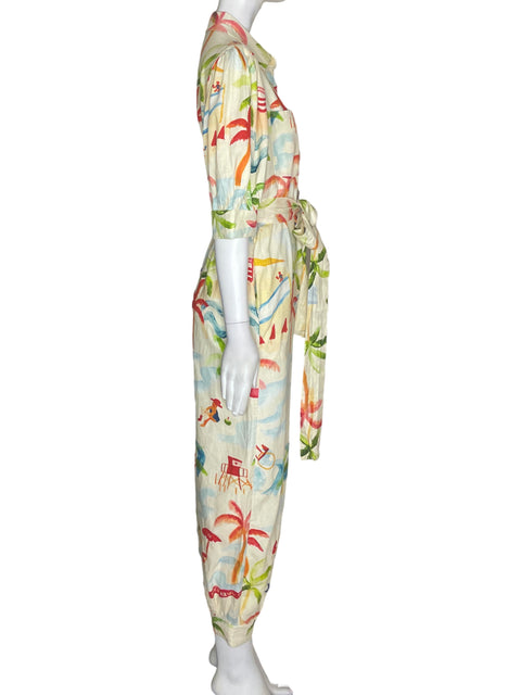 Mono Farm Estampado Fajon Naranja - Talla S