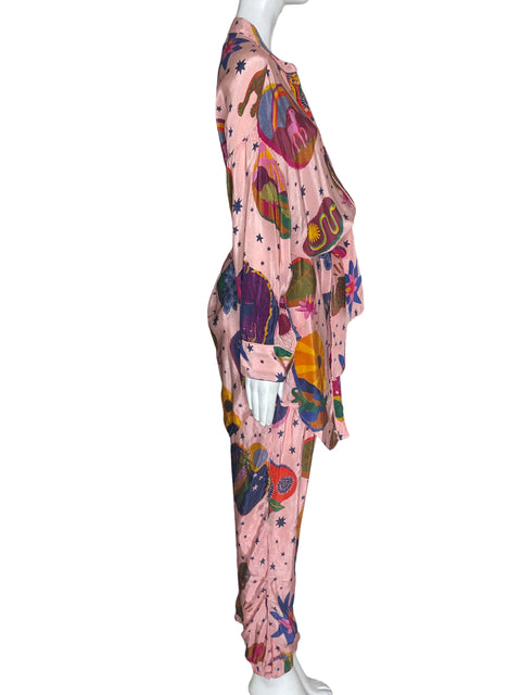 Conjunto Farm de Algodón Fajon Pantalón/blusa Rosado - Talla S