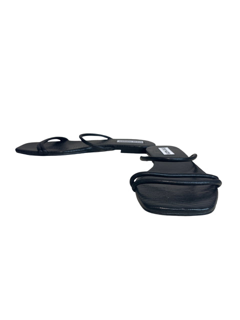 Sandalia Steve Madden Tiras Bajas Negro - Talla 8.5
