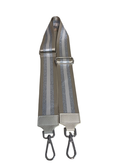 Strap Tesoro Tps Brillo Asa de cartera Beige - Talla U