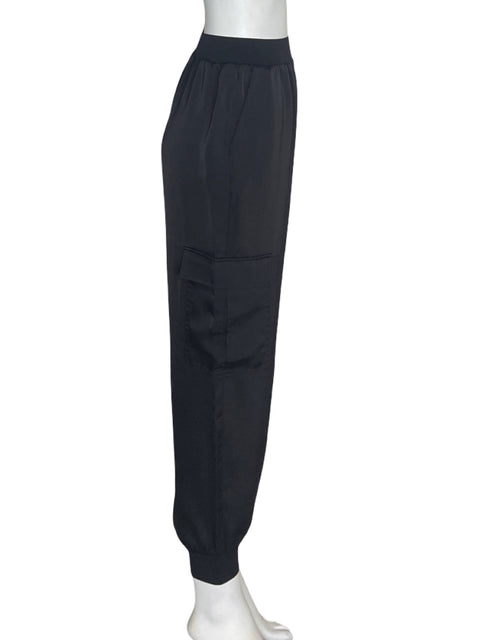 Pantalón Calvin Klein Elastico Satinado Negro - Talla M