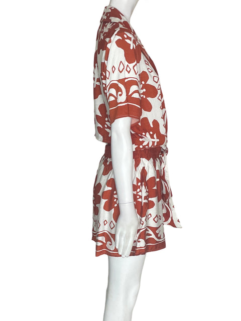 Conjunto Milk & Honey Short/blusa Estampado Marrón - Talla M