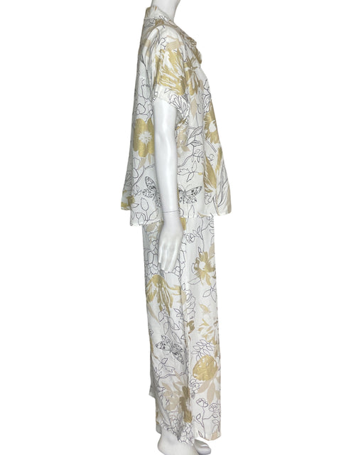 Conjunto Albanos Pantalón/blusa Palazo Beige - Talla M