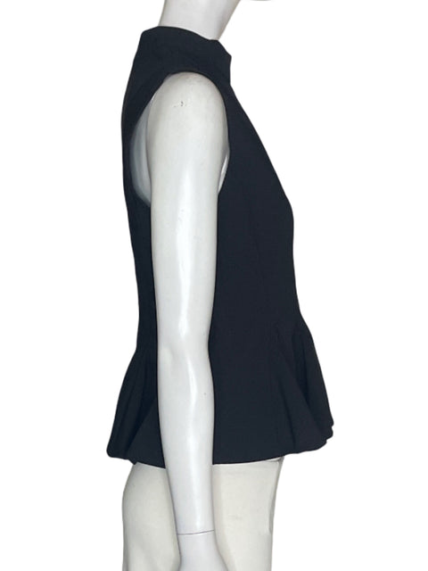 Blusa Eb Luxe Sin mangas Ruchas Negro - Talla M