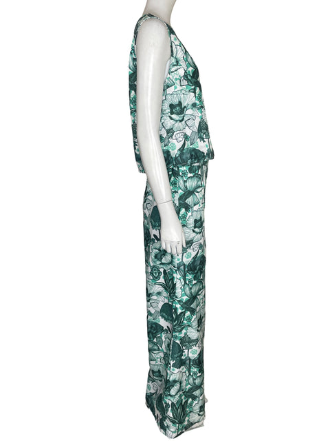 Conjunto Mulla Wide-leg Estampado Verde - Talla L