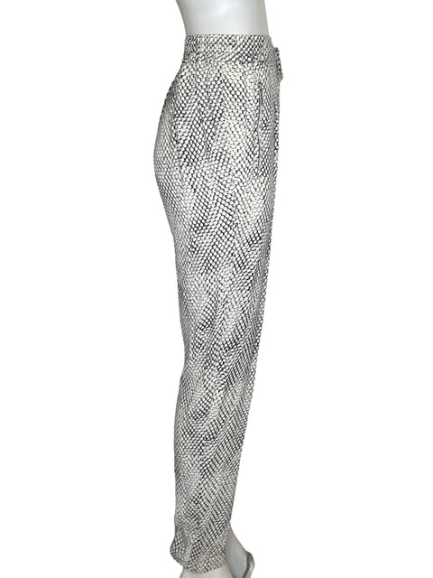 Jogger Michael Kors de Viscosa Estampado Gris - Talla M