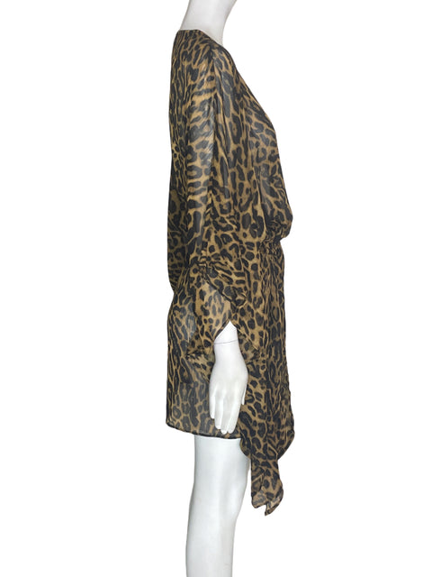 Salida De Baño Ralph Lauren Transparente Animal print Marrón - Talla 4