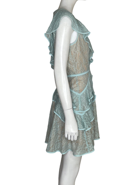 Vestido Bcbg Encaje floral Azul - Talla 10