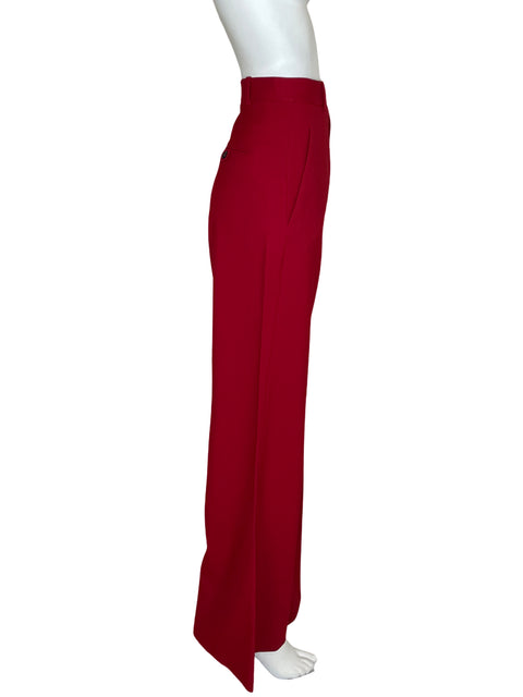 Pantalón Zara Wide-leg Rojo - Talla L