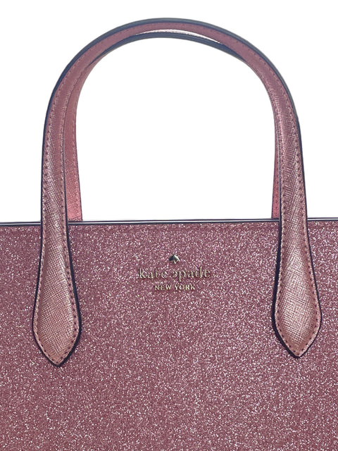 Cartera Kate Spade Glimmer small satchel Rosado - Talla U