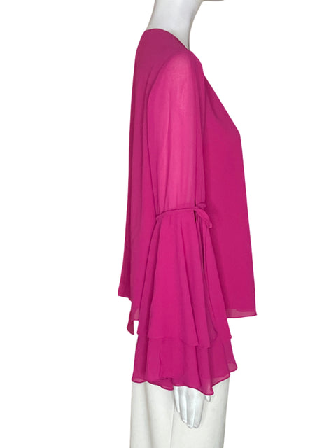 Blusa Donná Degnan Transparente Suelto Rosado - Talla 6