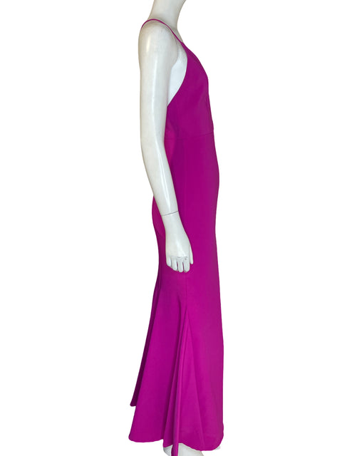 Vestido De Fiesta Aidan Mattox Silueta sirena Morado - Talla 0